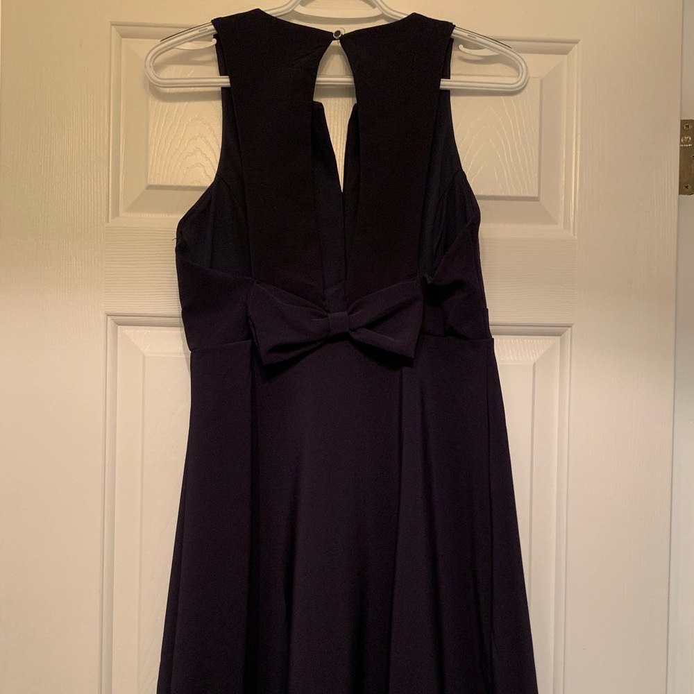 Navy Blue Semi Formal Mini Dress